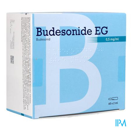 Budesonide EG 0,50Mg/Ml Vernevelsusp Amp 60X2Ml