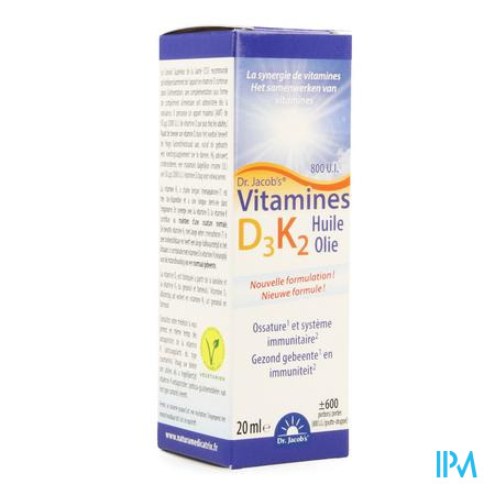 Vitamine D3 K2 Fl 20ml