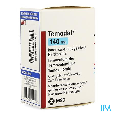 Temodal 5 Gell 140mg