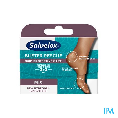 Salvequickmed Blister Rescue Mix 6 Exp