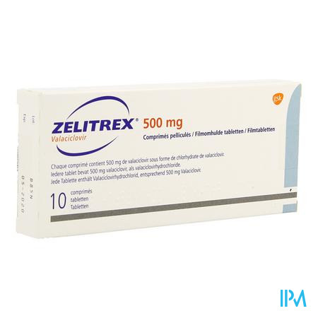 Zelitrex 500 Tabl 10x500mg