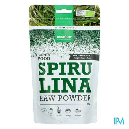 Purasana Vegan Spirulinapdr 200g Be-bio-02