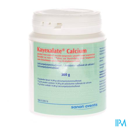 Kayexalate Calcium Pulv 1 X 300g