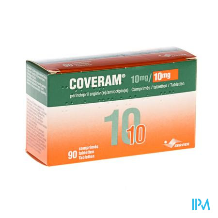 Coveram 10mg/10mg Pi Pharma Comp 90 Pip