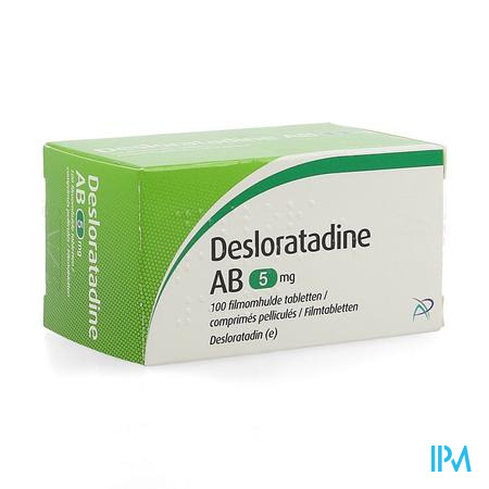 Desloratadine Ab 5mg Comp Pell 100 X 5mg