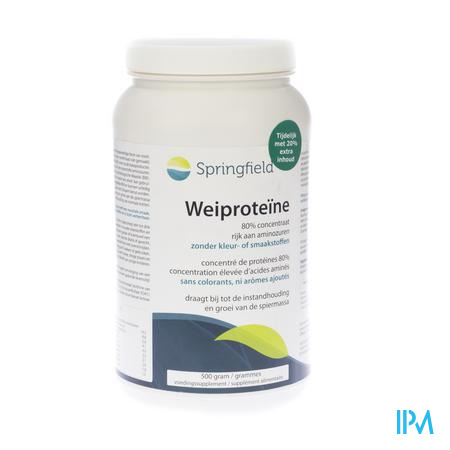 Wei Proteine Concentrat 75% Springfield Pdr 500g