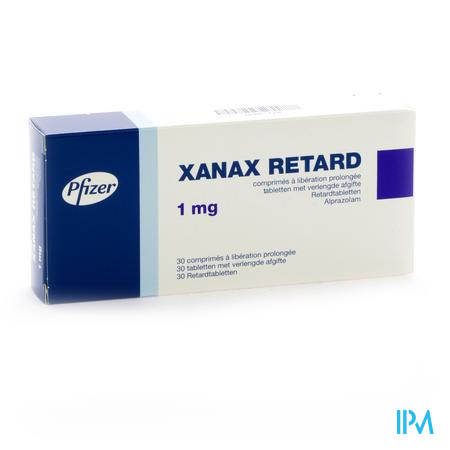 Xanax Retard 1mg Tabl 30