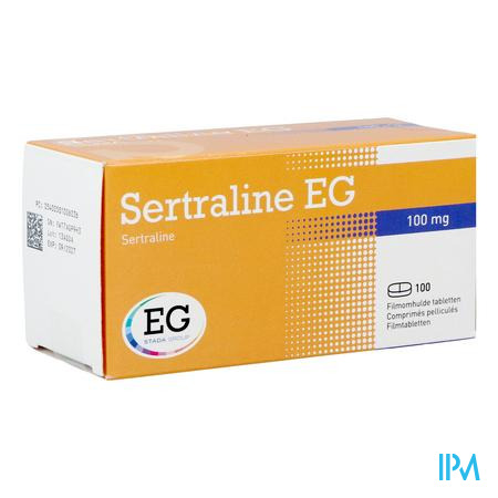 Sertraline EG 100Mg Tabl 100X100 Mg