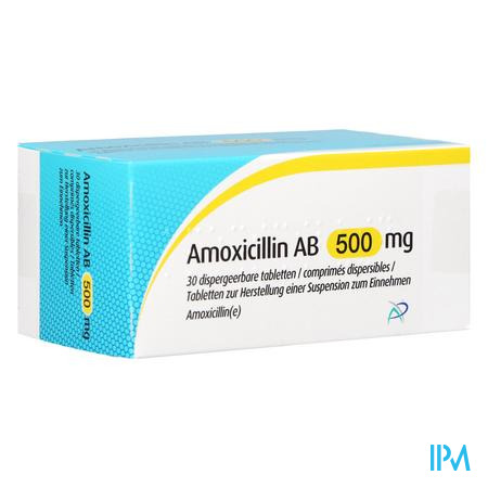 Amoxicillin Ab 500mg Comp Disp. 30 X 500mg
