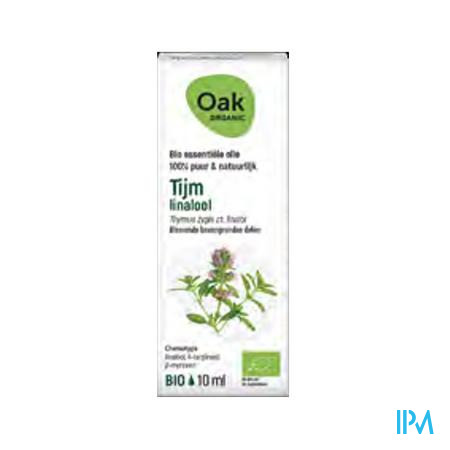 Oak Ess Olie Tijm Linalool 10ml Bio