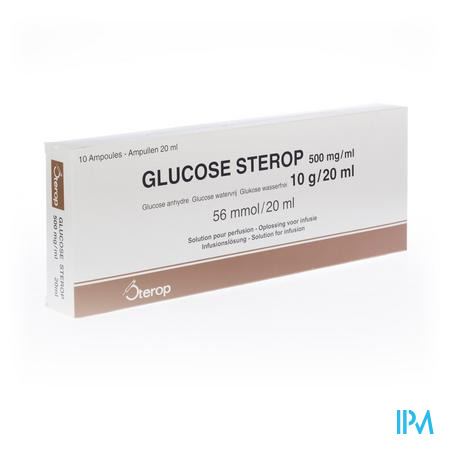 Glucose 50 % Sterop 10g/20ml 10