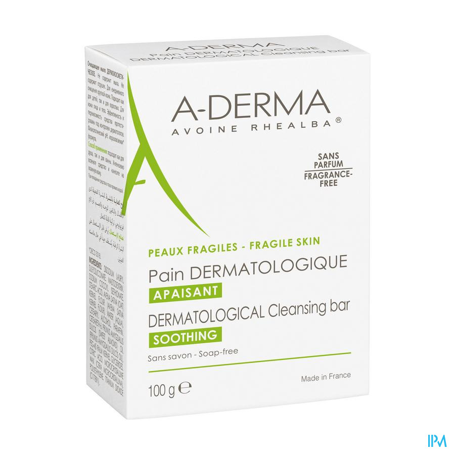 Aderma Havermelk Wasstuk 100g