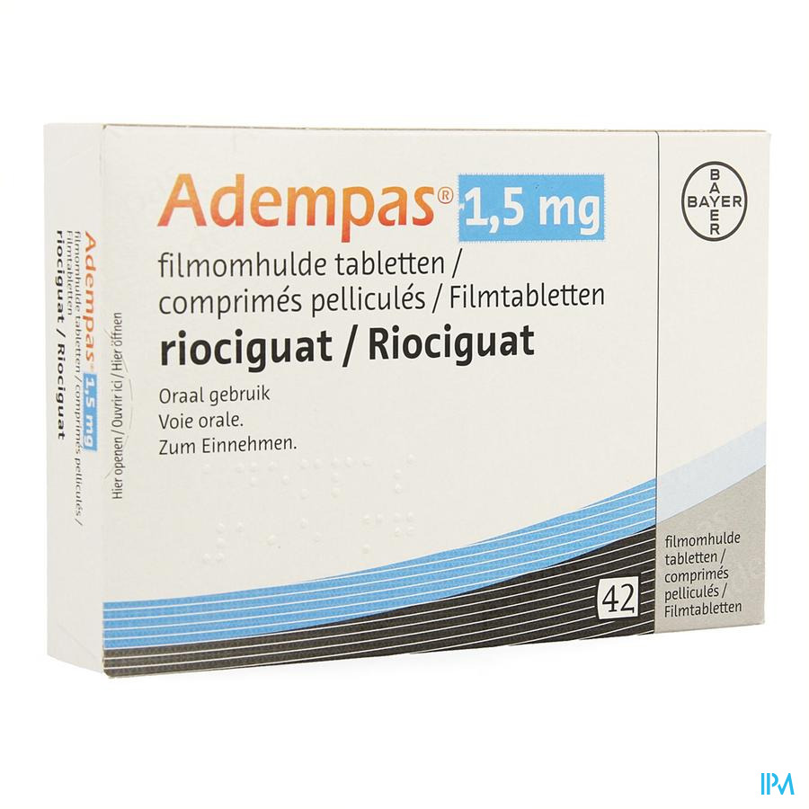 Adempas 1.5 mg filmomh. tabl. 42