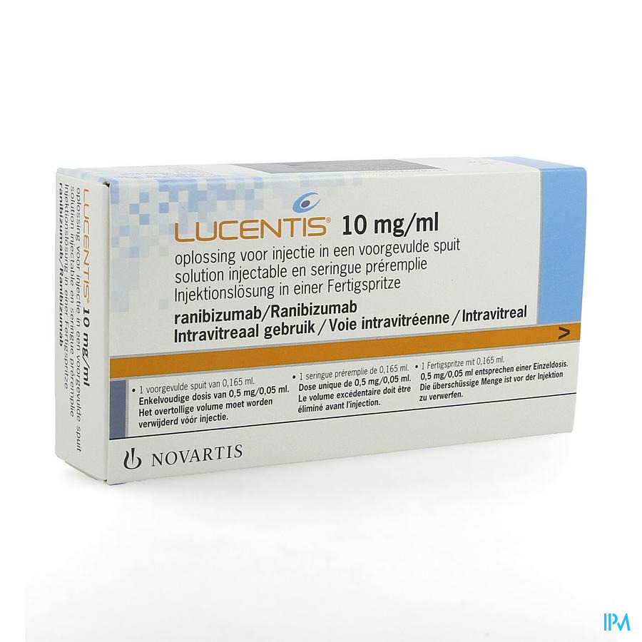 Lucentis 10 mg/ml inj. opl. i.vitr. voorgev. spuit 0.165 ml