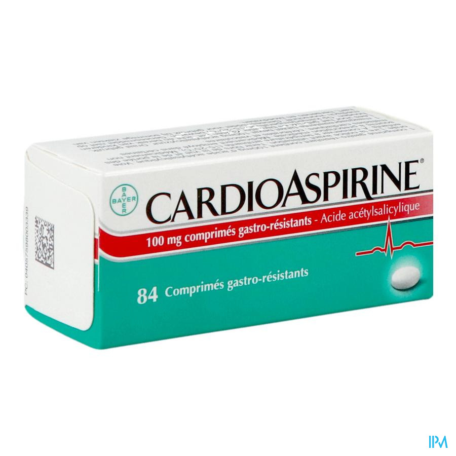 Cardioaspirine Maagsapresist. Tabl 84 X 100mg