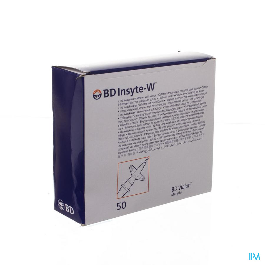 Bd Insyte-w Cath.iv 22g 1 0,9x25mm Blauw 50 381323