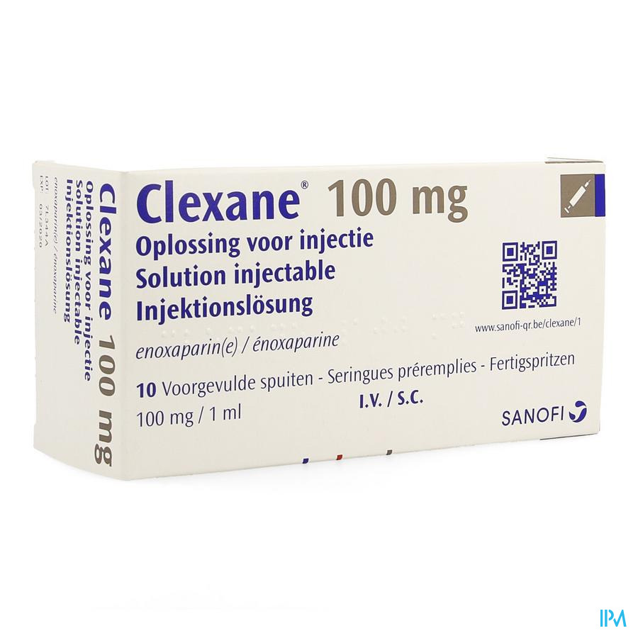 Clexane Spuit Inj 10 X100 mg/1,0ml
