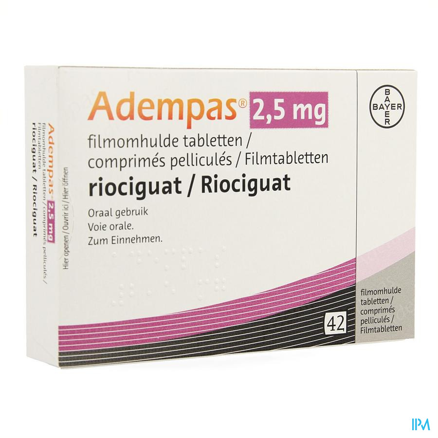 Adempas 2.5 mg filmomh. tabl. 42