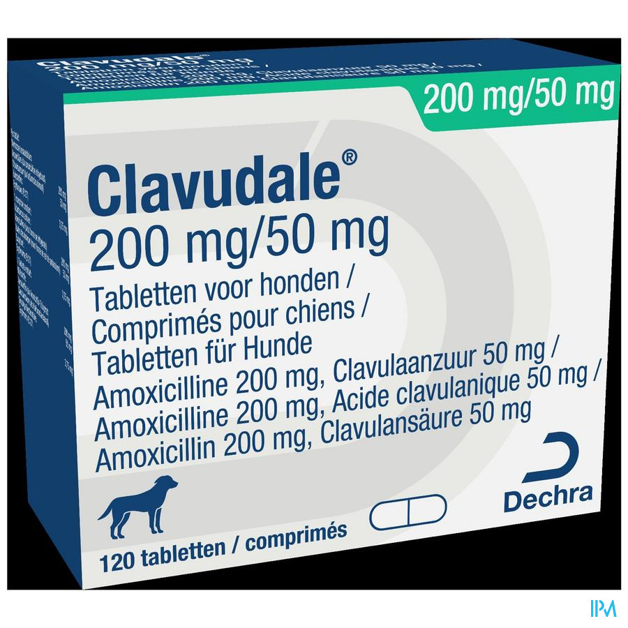 Clavudale 200mg/ 50mg Hond Blister Tabl 120