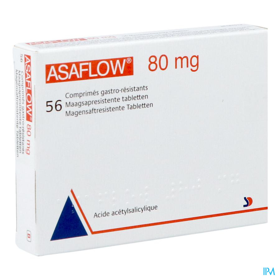 Asaflow 80mg Maagsapres Comp Bli 56x 80mg