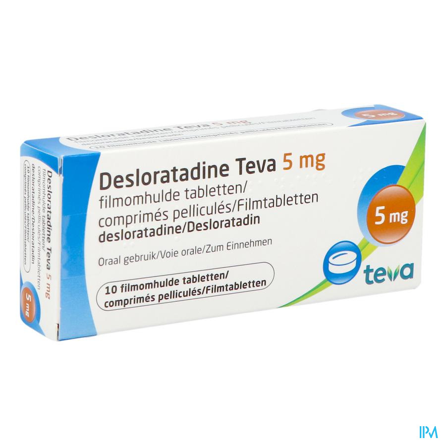 Desloratadine Teva 5mg Filmomh Tabl 10 X 5mg