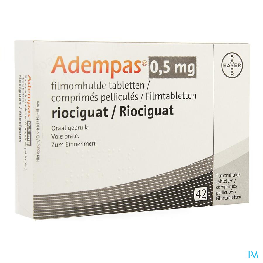 Adempas 0.5 mg filmomh. tabl. 42