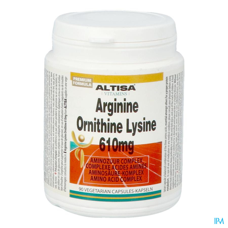 Altisa Arginine Ornithine Lysine V-caps 90 151038
