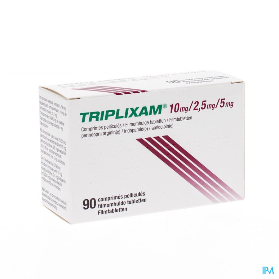 Triplixam 10mg/2,50mg/ 5mg Filmomh Comp 90