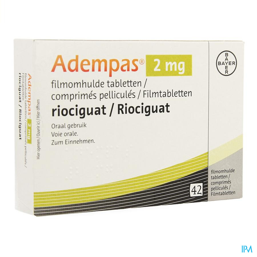 Adempas 2 mg filmomh. tabl. 42