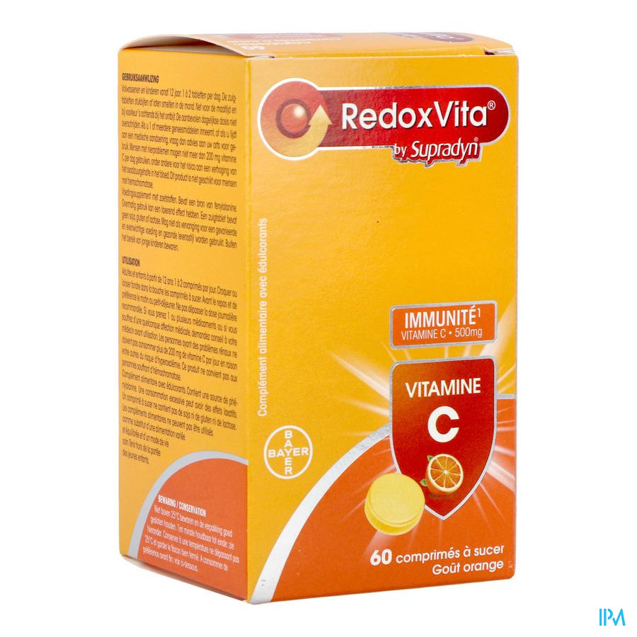 Redoxvita 500mg Sinaas Zuigtabl 60