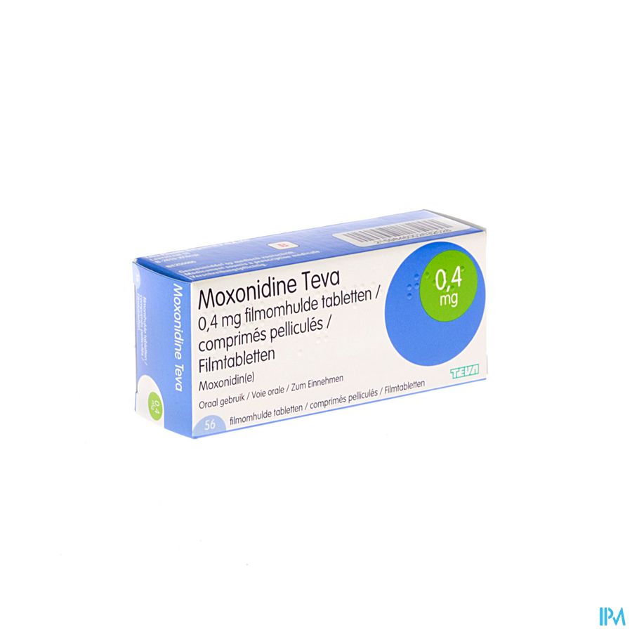 Moxonidine Teva Comp 56 X 0,4mg 2