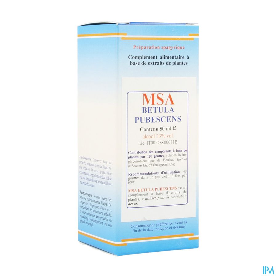 Herboplanet Betula Pubescens Msa Mac. Gouttes 50ml Herboplanet Betula Pubescens Msa Mac. Gouttes 50ml