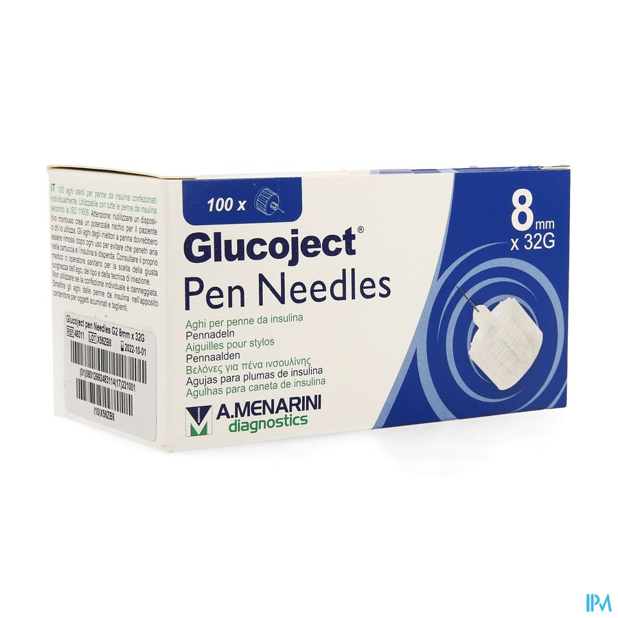 Glucoject Pen Needles 8mm 32g Glucoject Pen Needles 8mm 32g