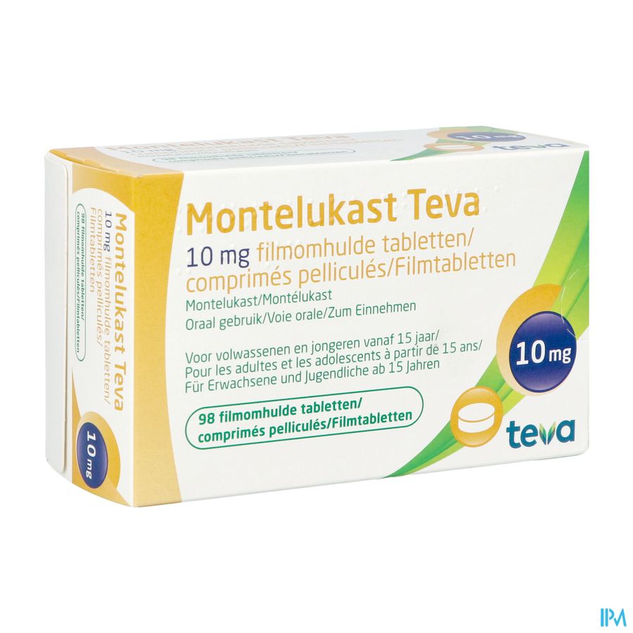 Montelukast Teva 10mg Filmomh Tabl 98 X 10mg Montelukast Teva 10mg Filmomh Tabl 98 X 10mg
