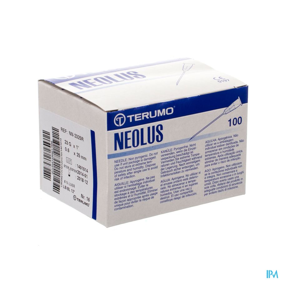 Terumo Naald Agani 23g 1 Rb Blauw 5