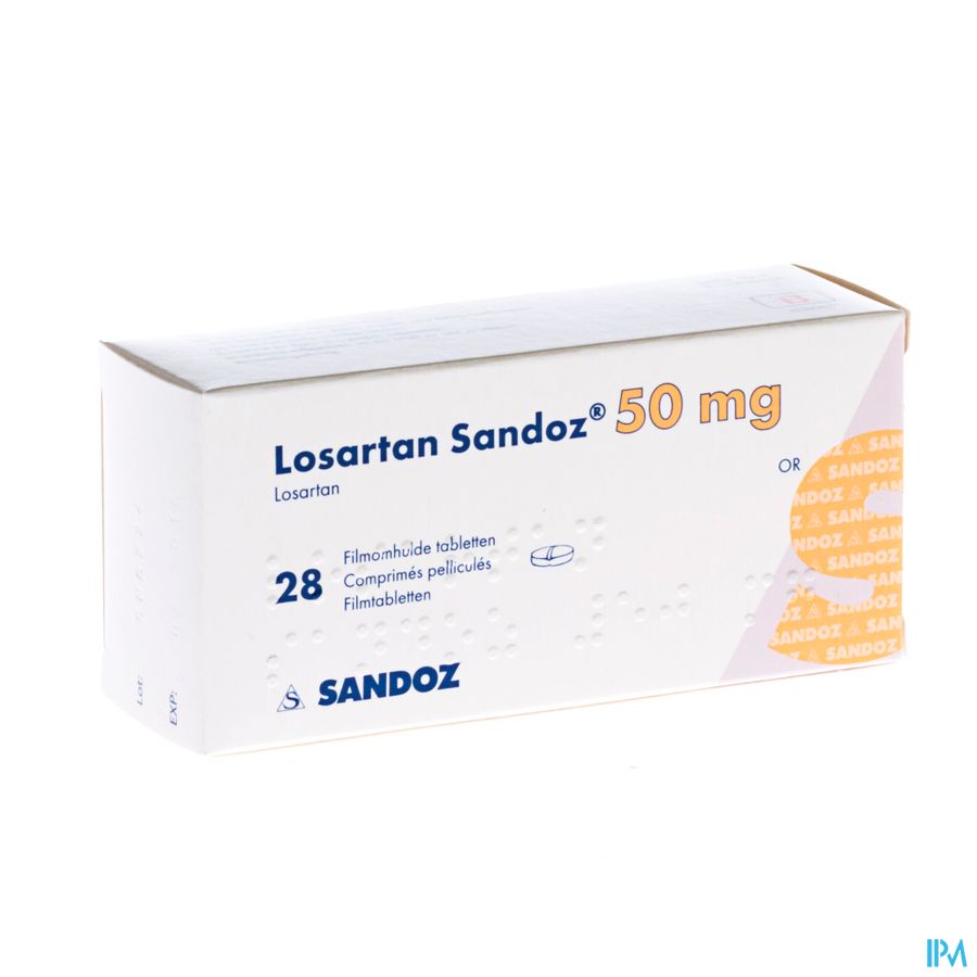 Losartan Sandoz 50mg Tabl 28 X 50mg Losartan Sandoz 50mg Tabl 28 X 50mg