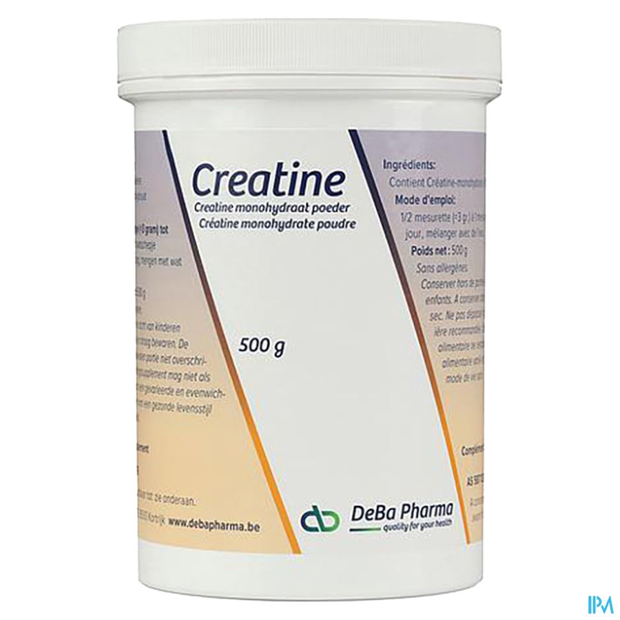 Creatine Monohydraat Pdr Oplosbaar 500g Deba 4
