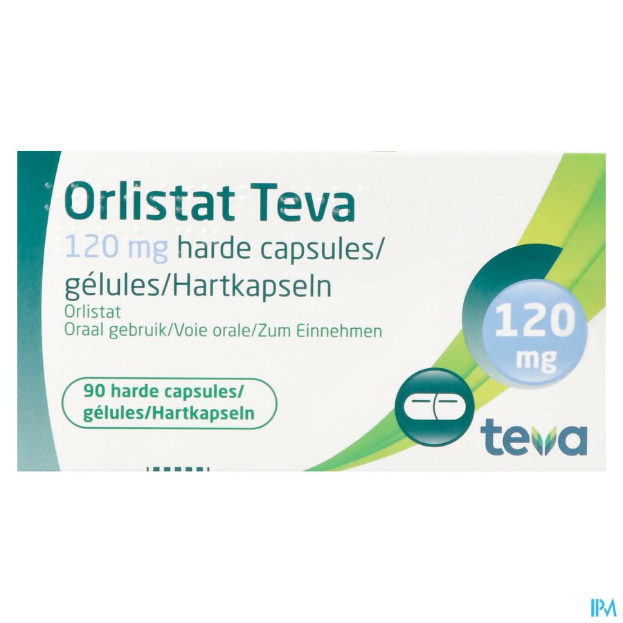 Orlistat Teva Caps Dure 90 X 120mg 3