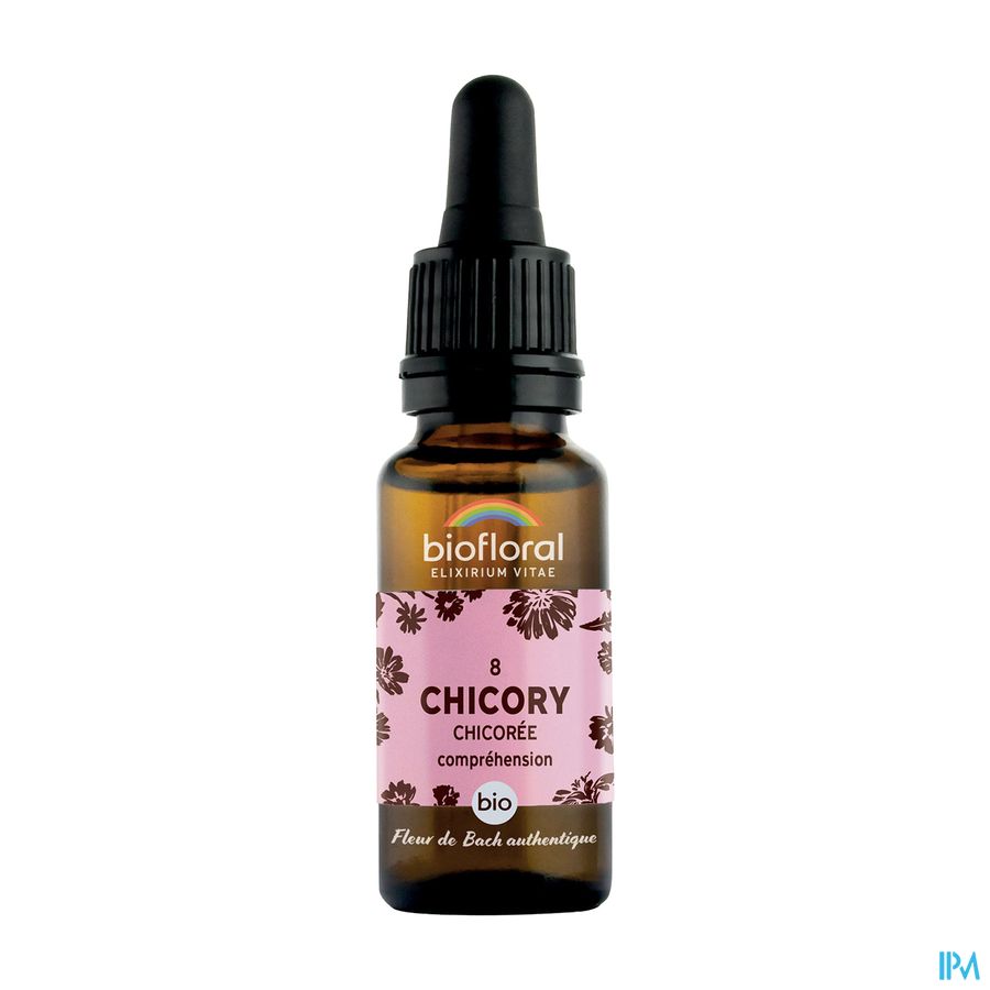 Biofloral Fleurs De Bach 08 Chicory Bio 20ml Biofloral Fleurs De Bach 08 Chicory Bio 20ml