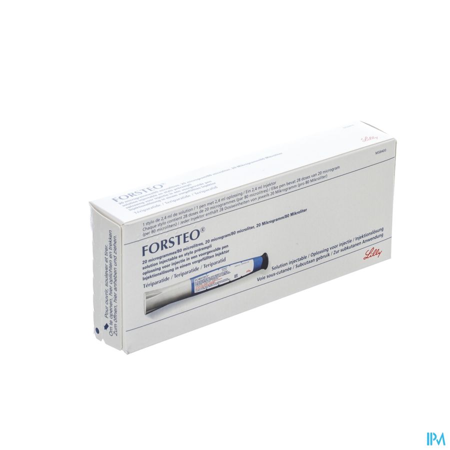 Forsteo 20mcg/80mcl Voorgevulde Pen Forsteo 20mcg/80mcl Voorgevulde Pen