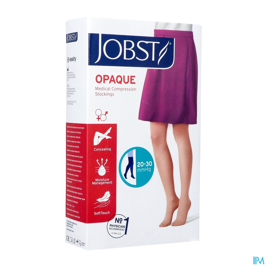 Jobst Opaque 20-30 K2 Dij Zwart M 7522201