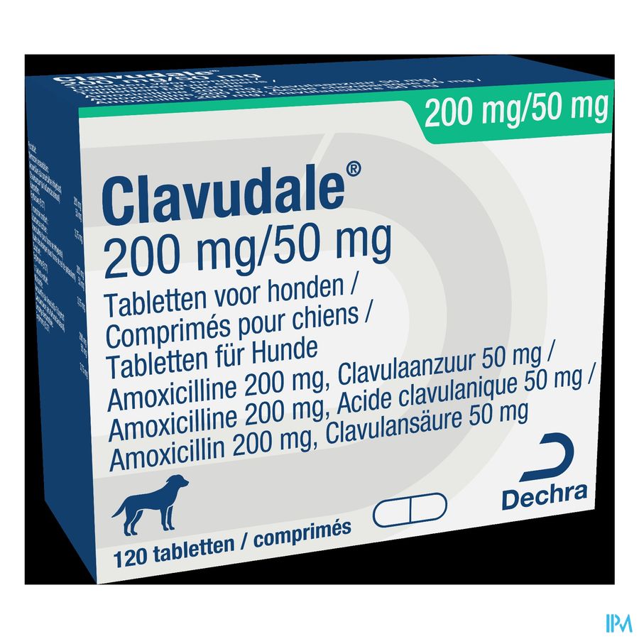 Clavudale 200mg/ 50mg Hond Blister Tabl 120 Clavudale 200mg/ 50mg Hond Blister Tabl 120