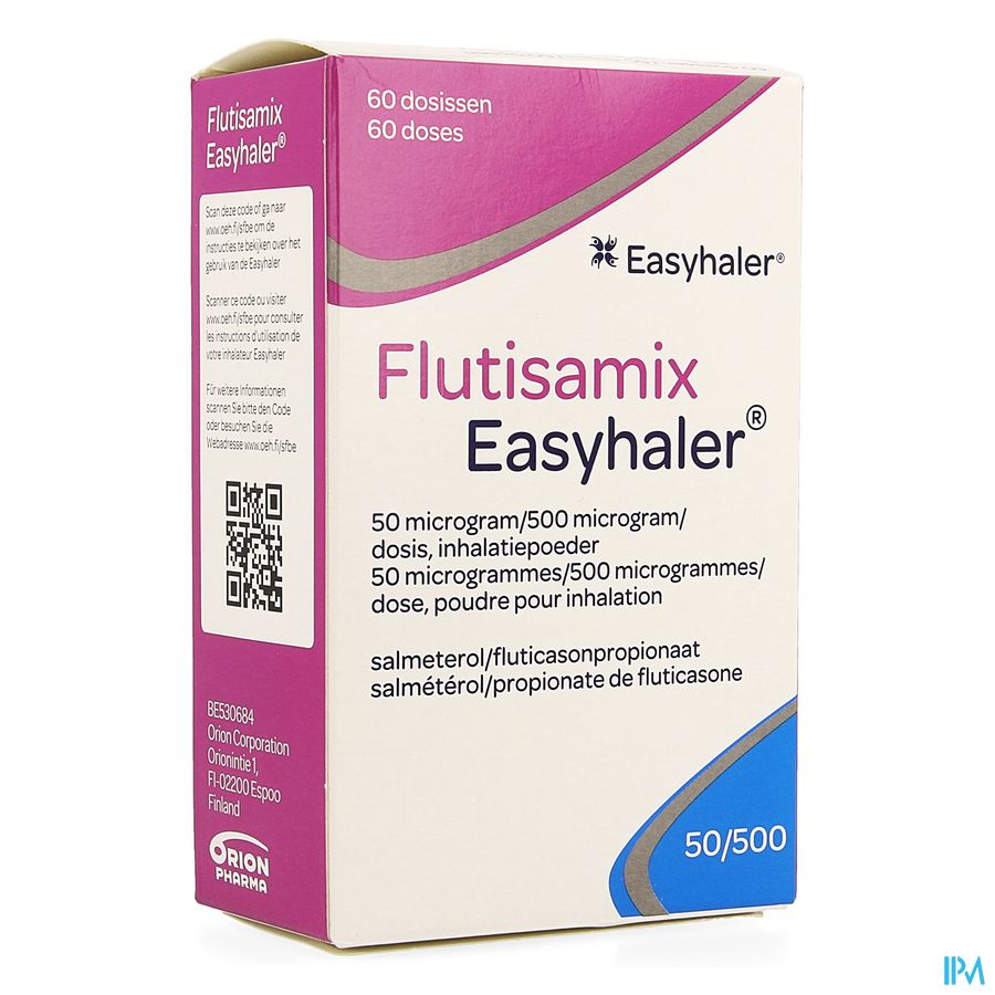 Flutisamix Easyhaler 50mcg/500mcg Dosis 1 X 60 Flutisamix Easyhaler 50mcg/500mcg Dosis 1 X 60