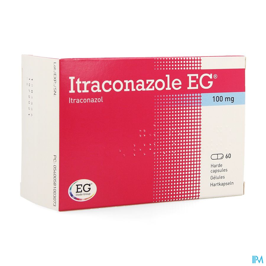 Itraconazole EG 100 Mg Caps  60 Itraconazole EG 100 Mg Caps  60
