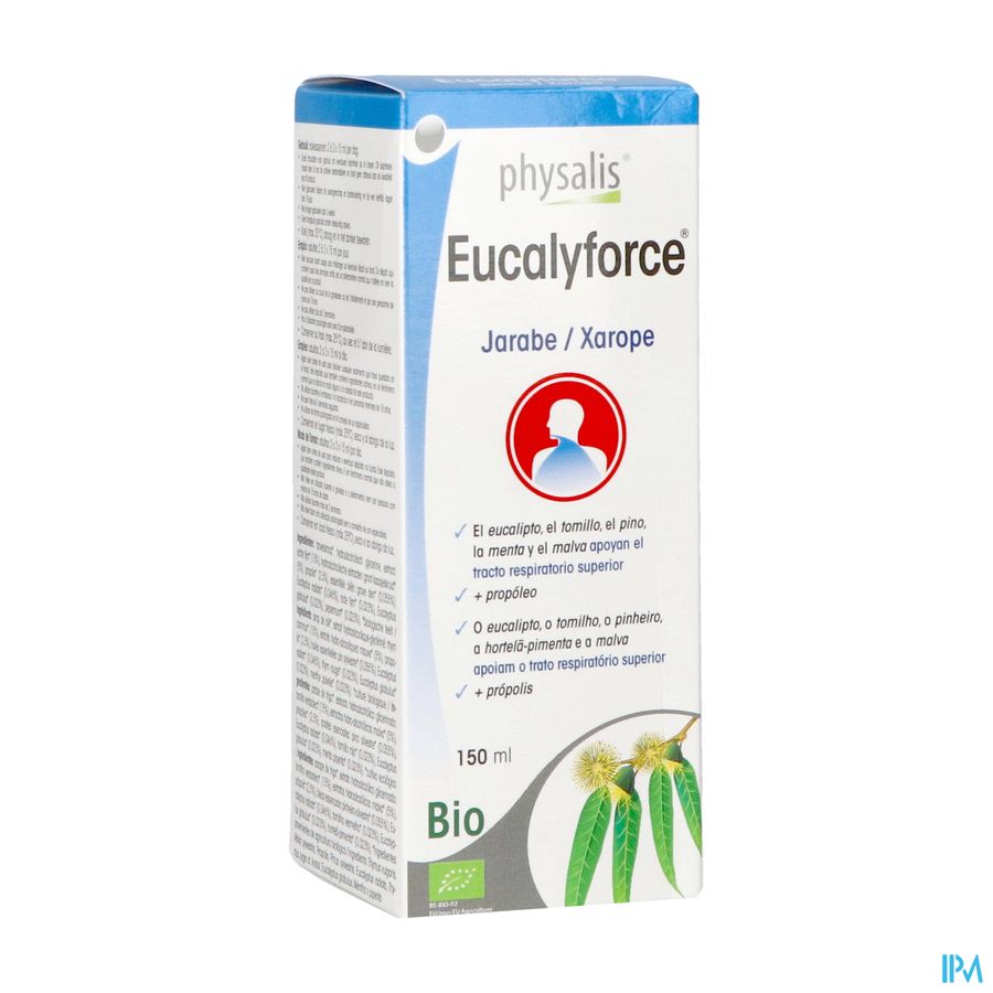 Physalis Eucalyforce Siroop Bio 150ml 1