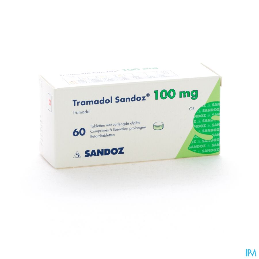 Tramadol 100 Sandoz Tabl Verl Afgifte 60 X 100mg