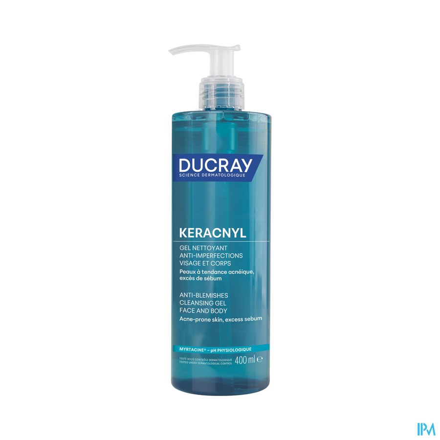 Ducray Keracnyl Gel Moussant 400ml Nf