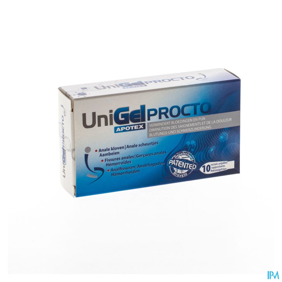 Unigel Apotex Procto Suppo 10 Unigel Apotex Procto Suppo 10