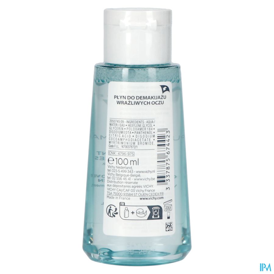 Vichy Pt Kalmerende Oogmake Up Remover 100ml 6