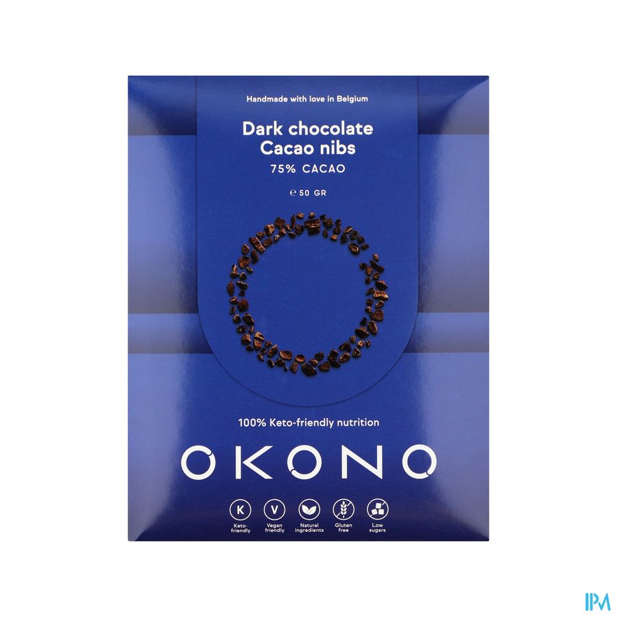 Okono Chocolat Noir Eclats 50g Okono Chocolat Noir Eclats 50g